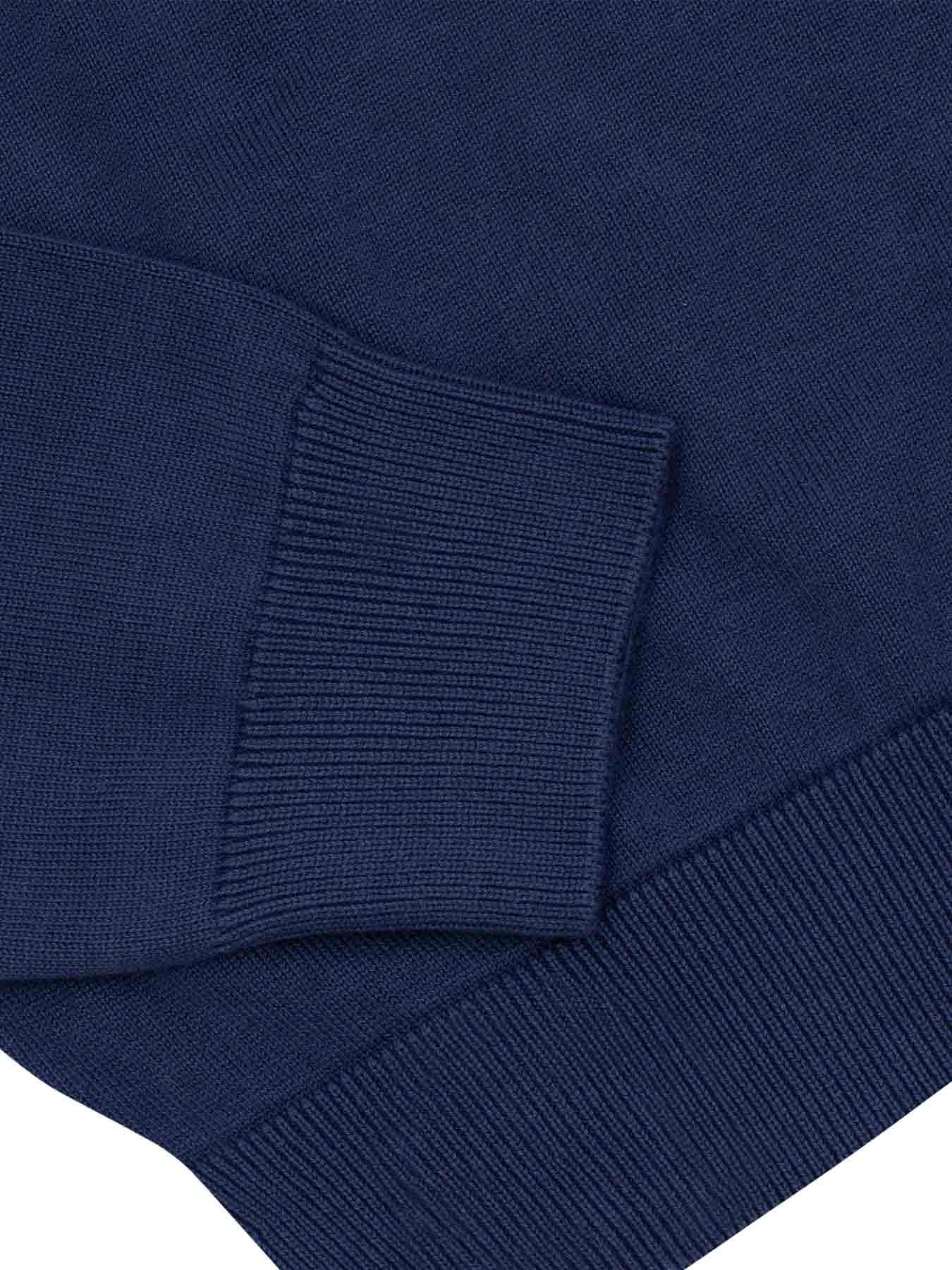 پلیور یقه 3 سانتی سرمه ای روشن