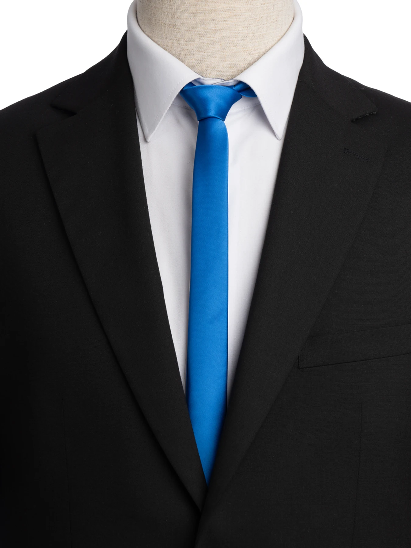 کروات آبی روشن ساده ال سی من 11