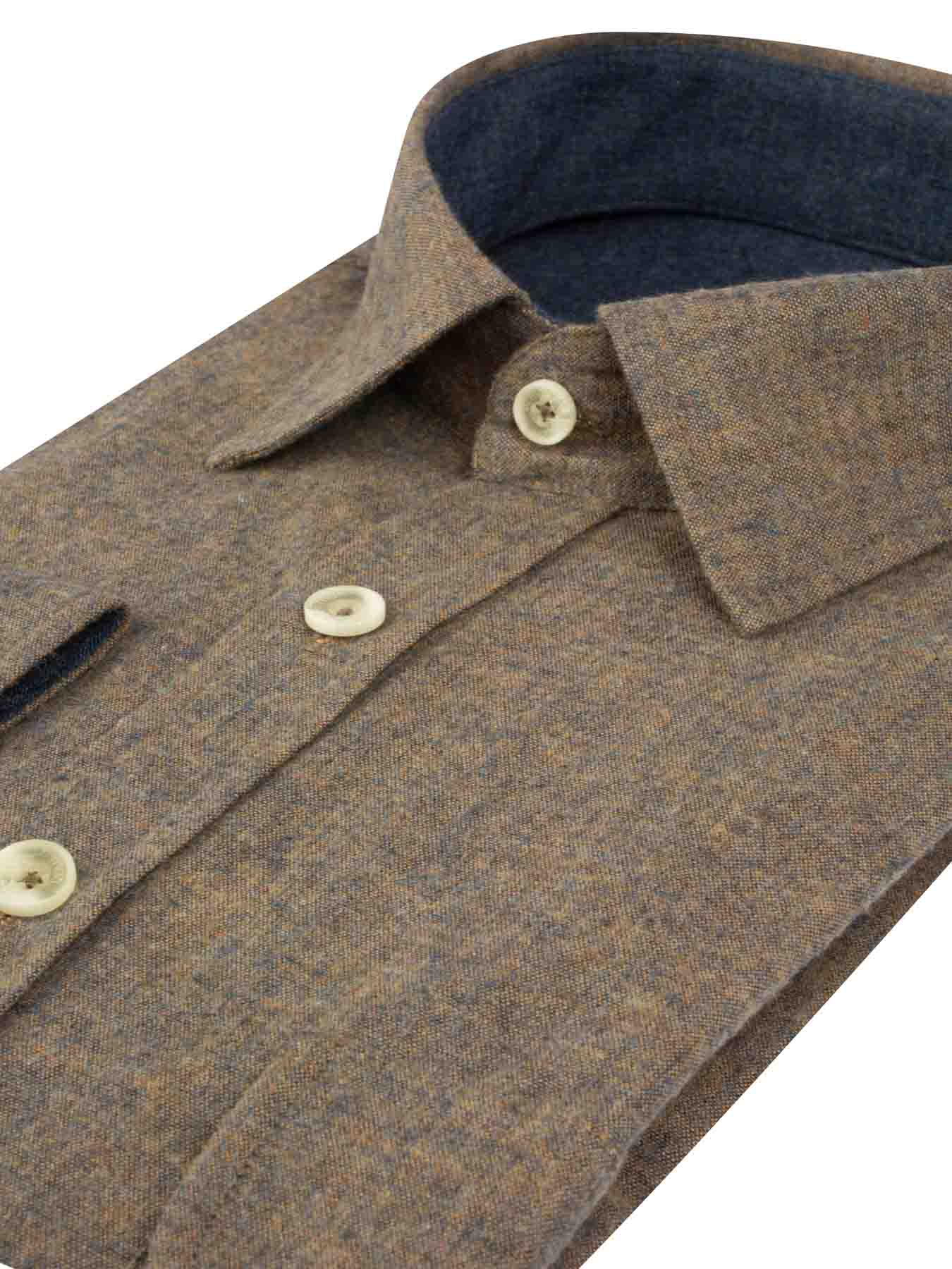 پیراهن آستین بلند ساده کرم