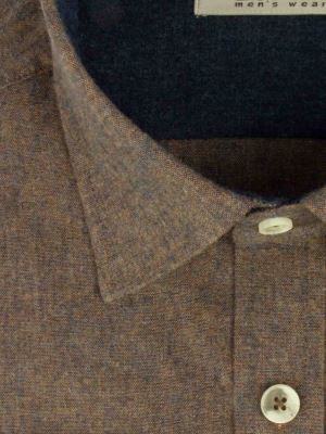 پیراهن آستین بلند ساده کرم