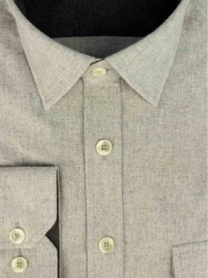 پیراهن ساده طوسی آستین بلند ال سی من