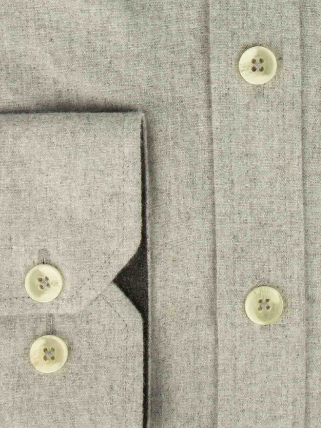 پیراهن ساده طوسی آستین بلند ال سی من