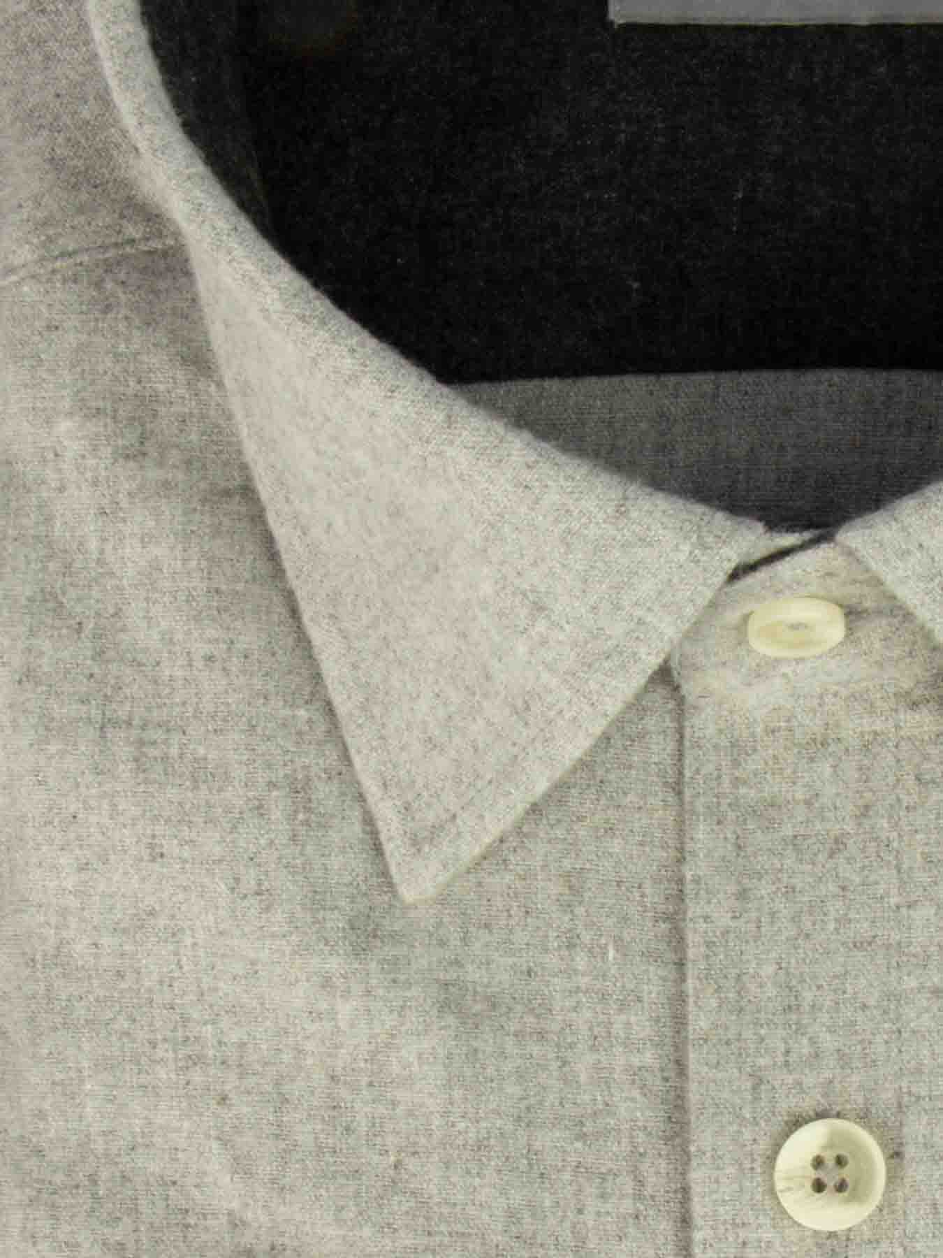 پیراهن ساده طوسی آستین بلند ال سی من