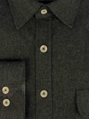 پیراهن مردانه ساده طوسی ال سی من