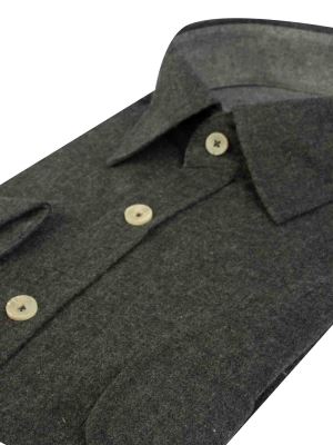 پیراهن مردانه ساده طوسی ال سی من