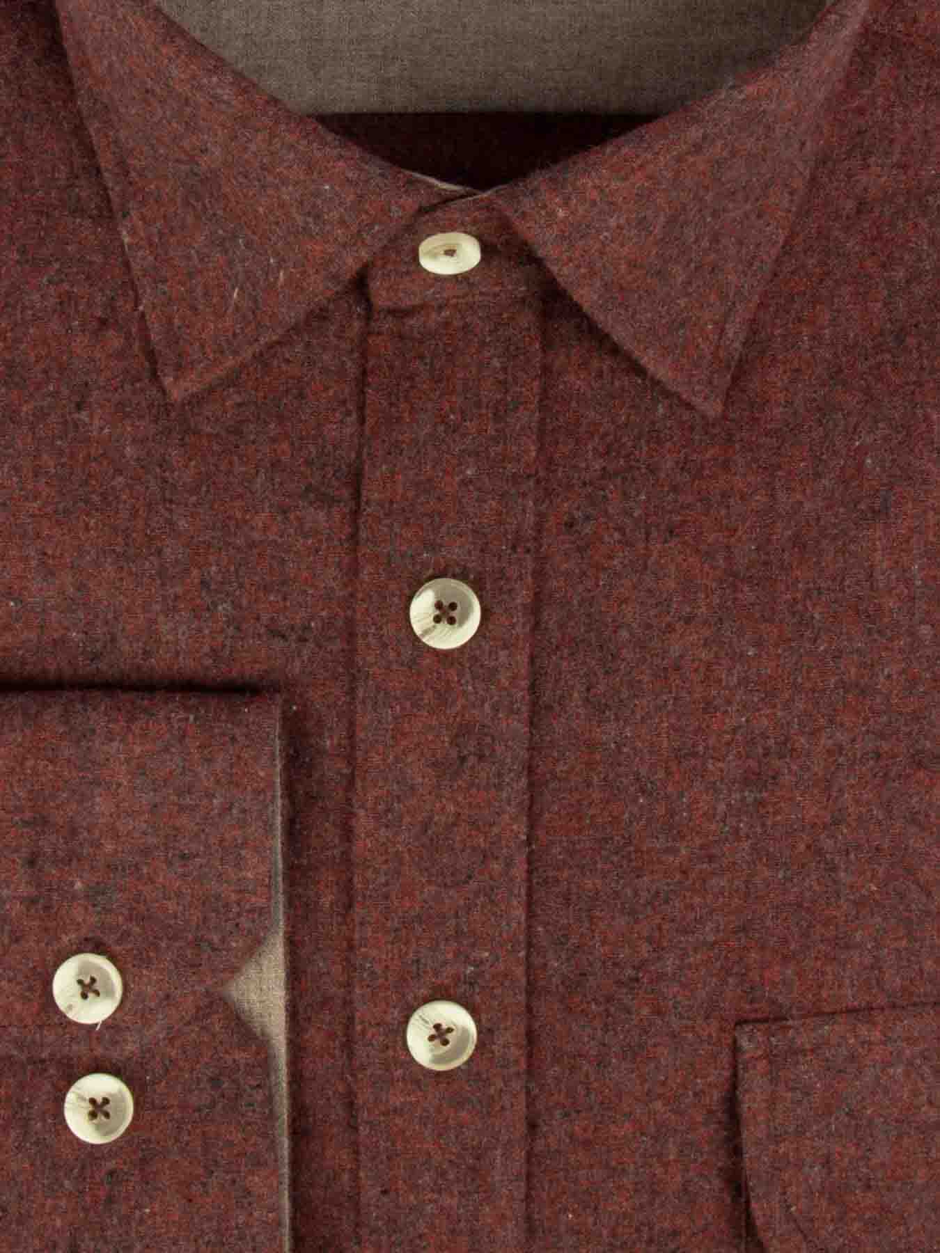 پیراهن ساده آستین بلند قرمز ال سی من