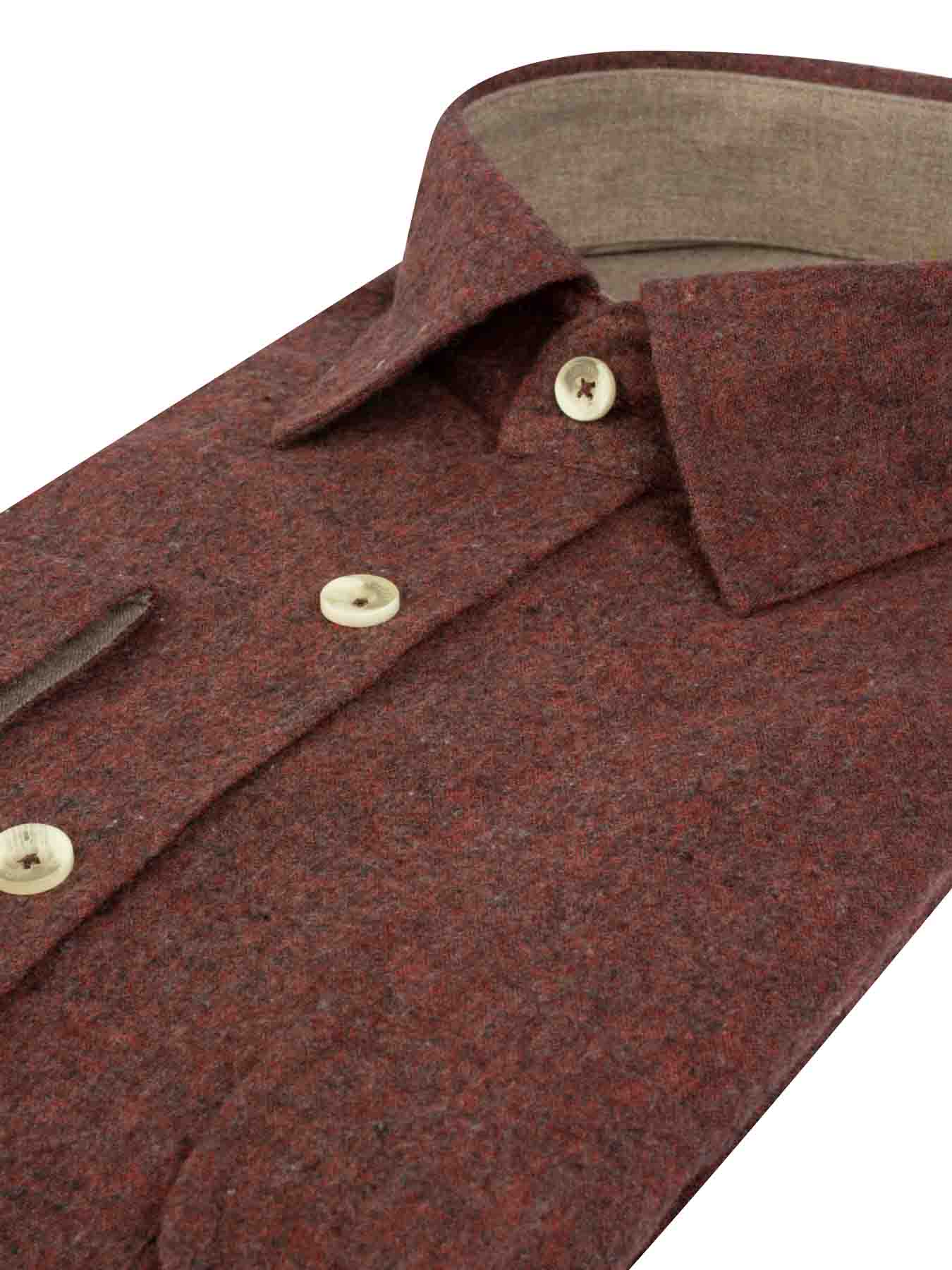 پیراهن ساده آستین بلند قرمز ال سی من