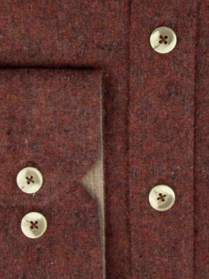 پیراهن ساده آستین بلند قرمز ال سی من