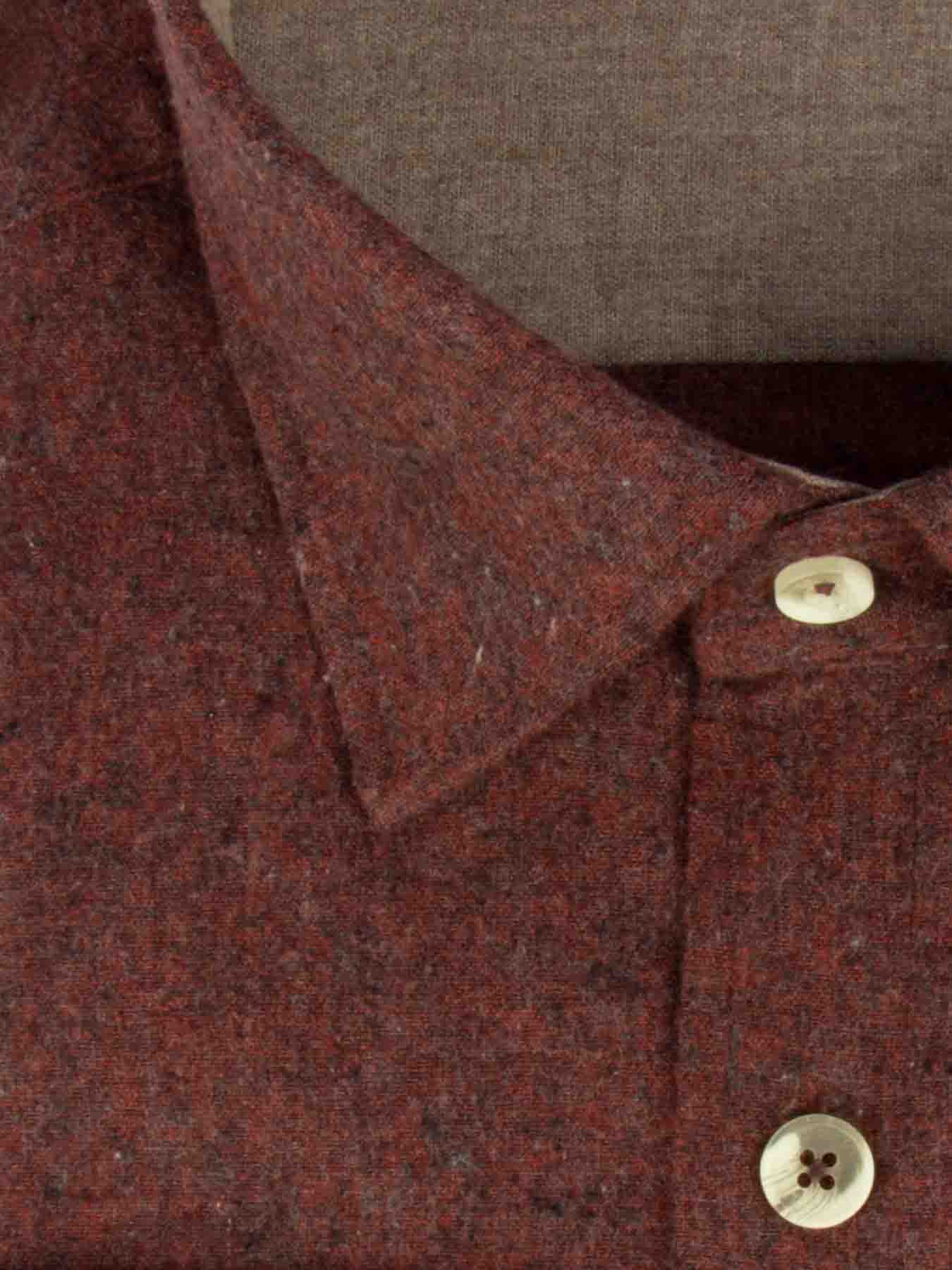 پیراهن ساده آستین بلند قرمز ال سی من