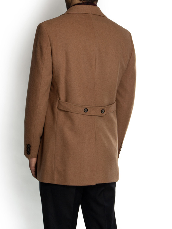 پالتو کرم ساده ال سی من 