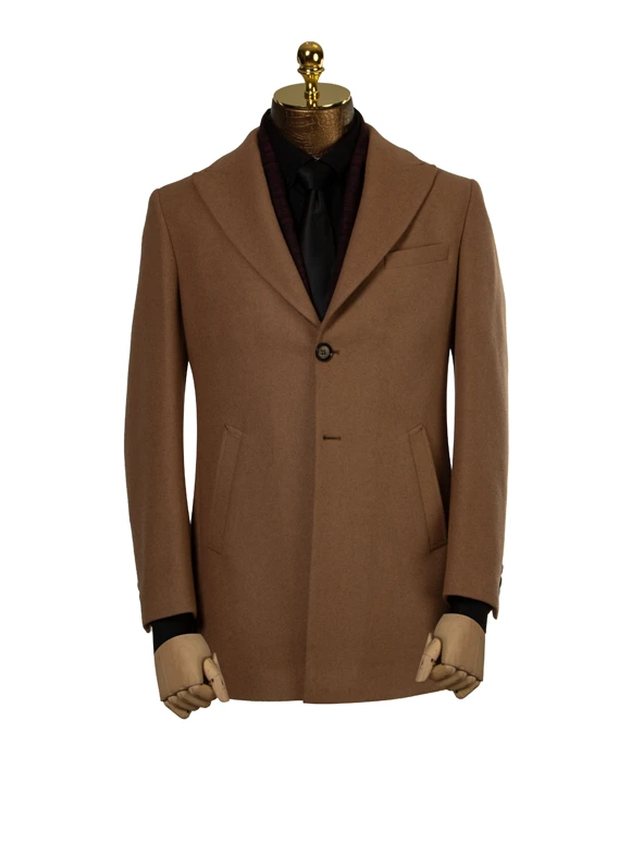 پالتو کرم ساده ال سی من 