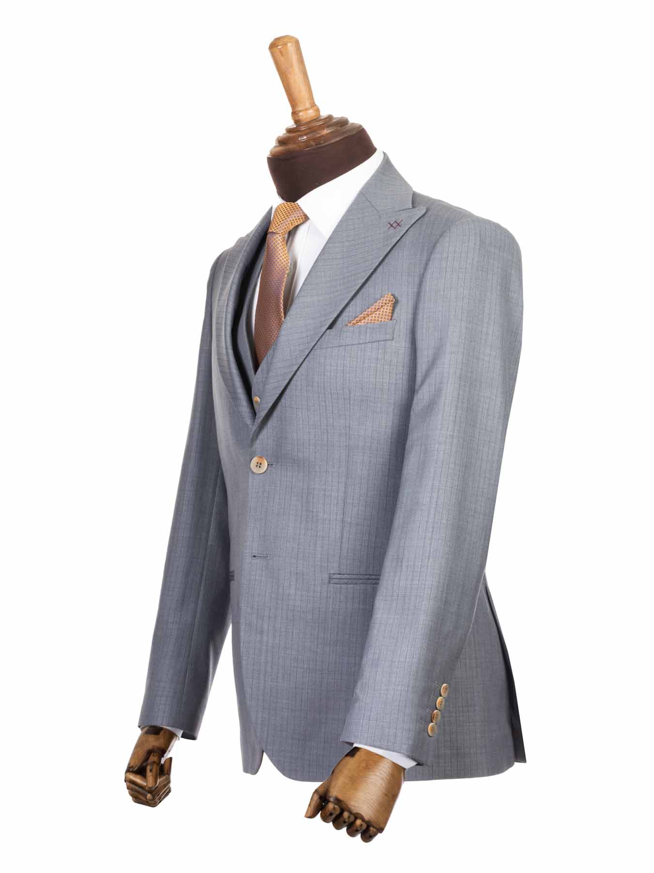 کت و شلوار و ژیله مردانه راه راه 140