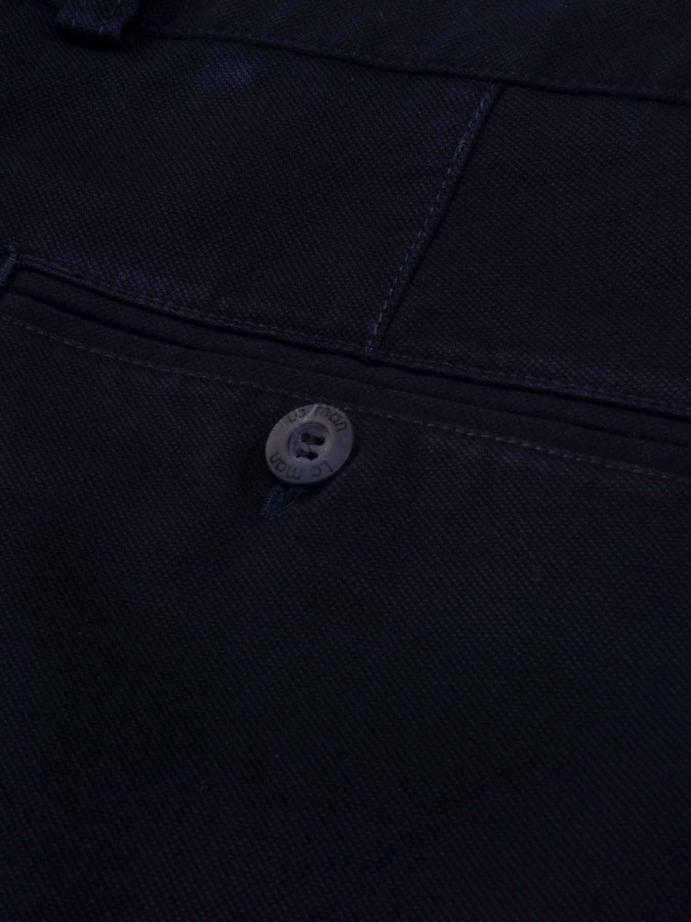 شلوار کتان سرمه ای ال سی من 55