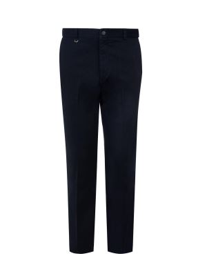 شلوار کتان سرمه ای 55