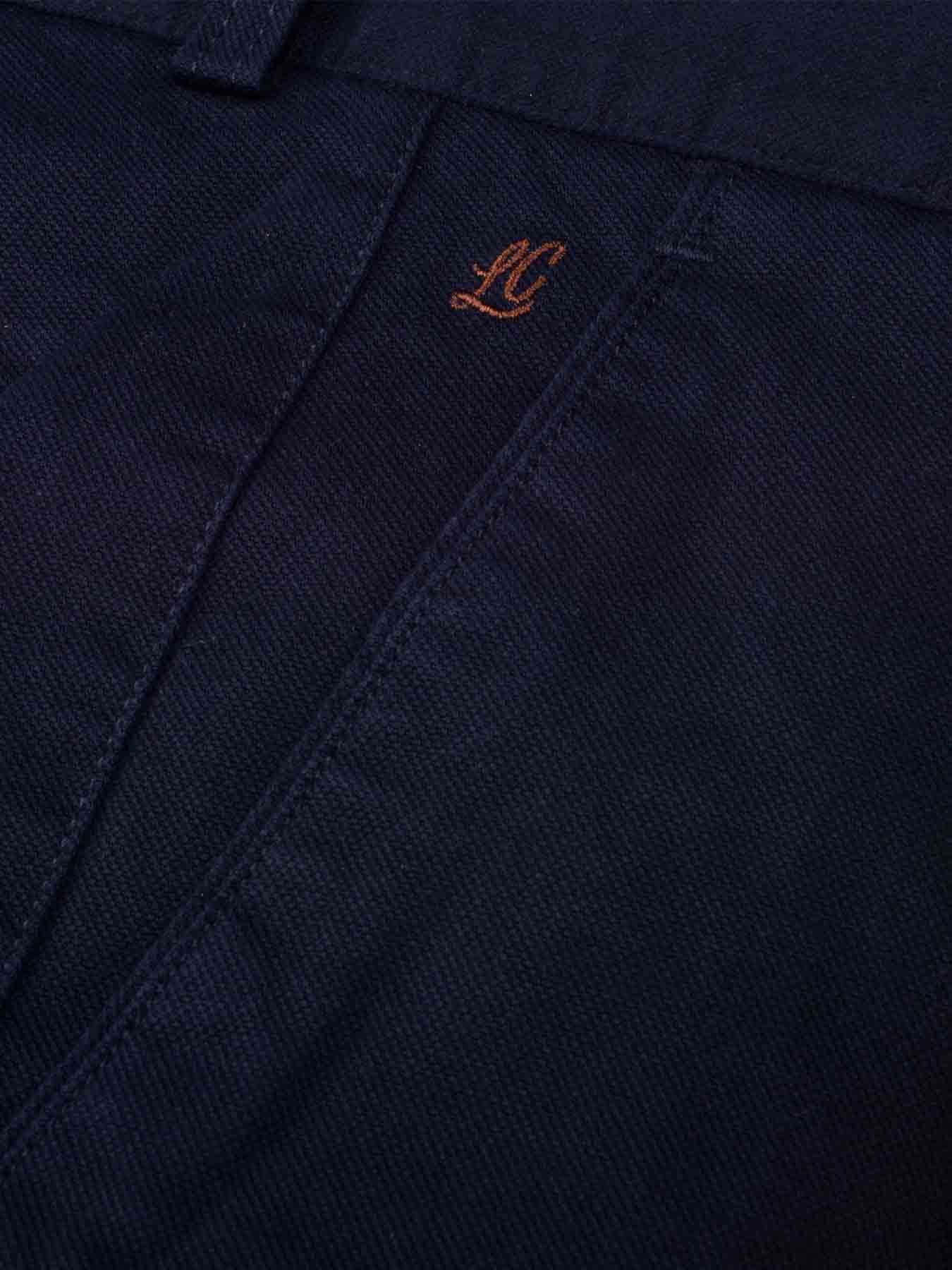 شلوار کتان سرمه ای 55