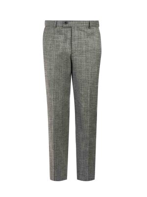 شلوار پارچه ای سبز چهارخانه ال سی من 