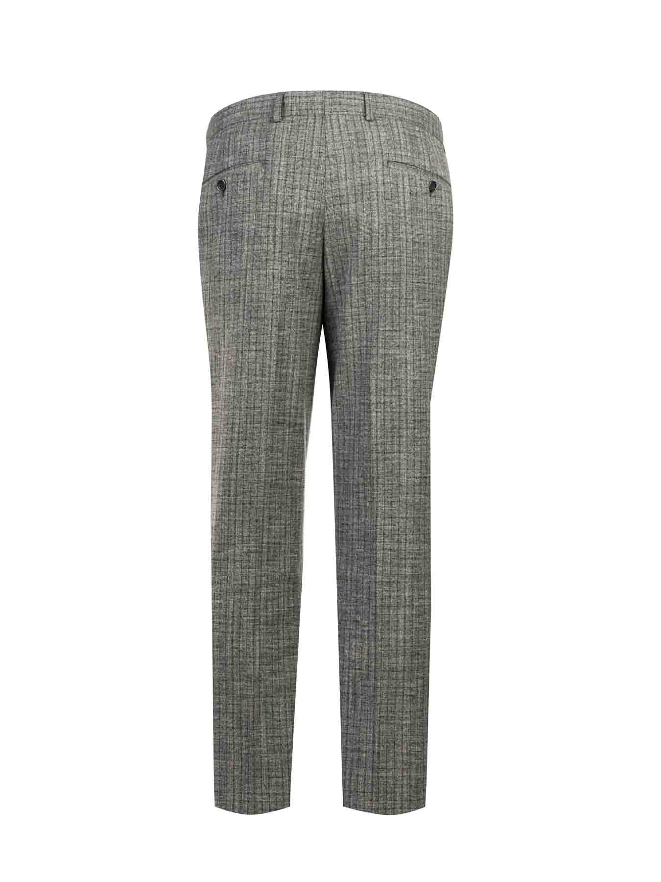 شلوار پارچه ای سبز چهارخانه ال سی من 