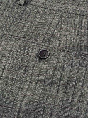 شلوار پارچه ای سبز چهارخانه ال سی من 