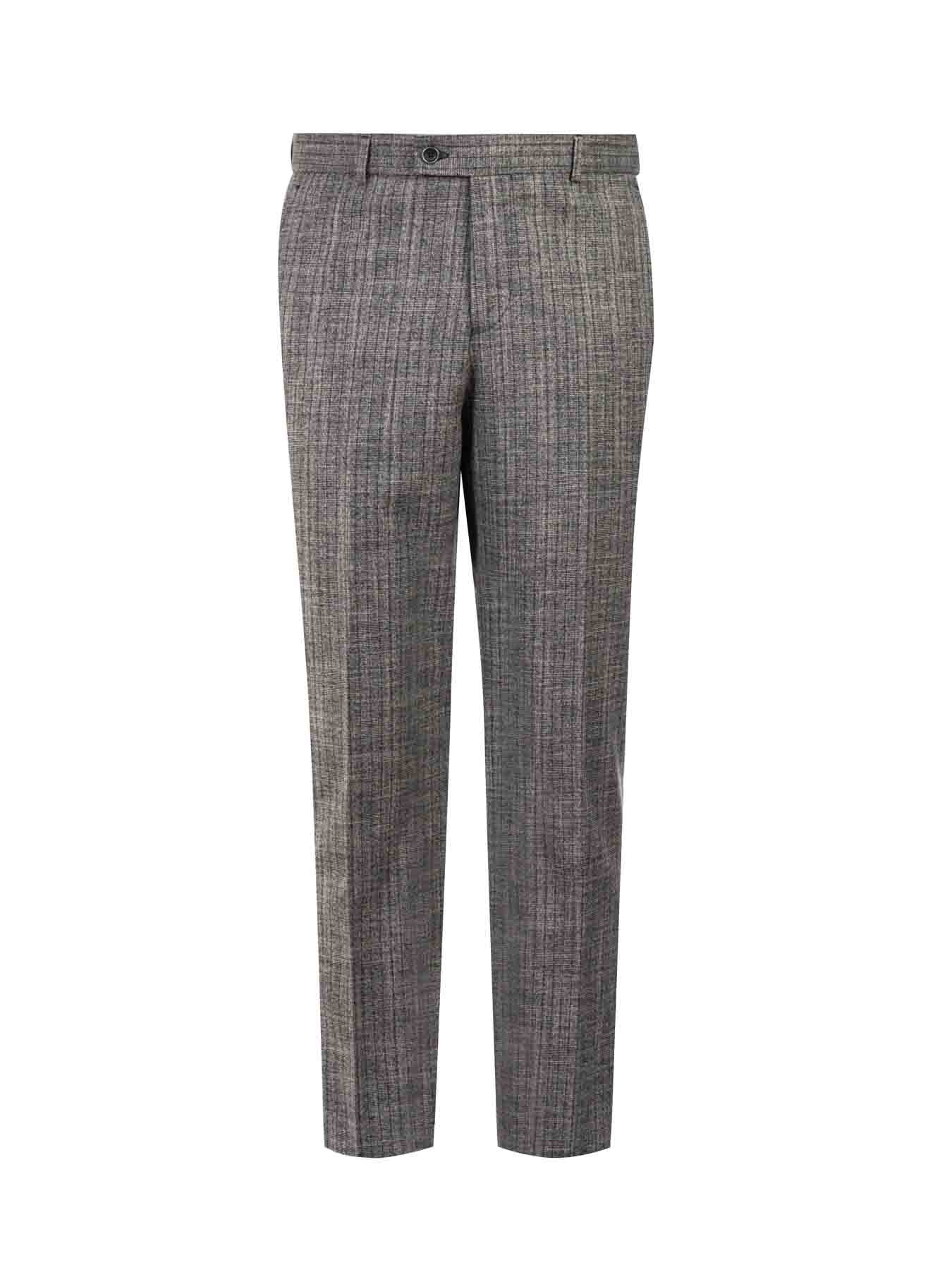 شلوار چهارخانه مشکی ال سی من 17