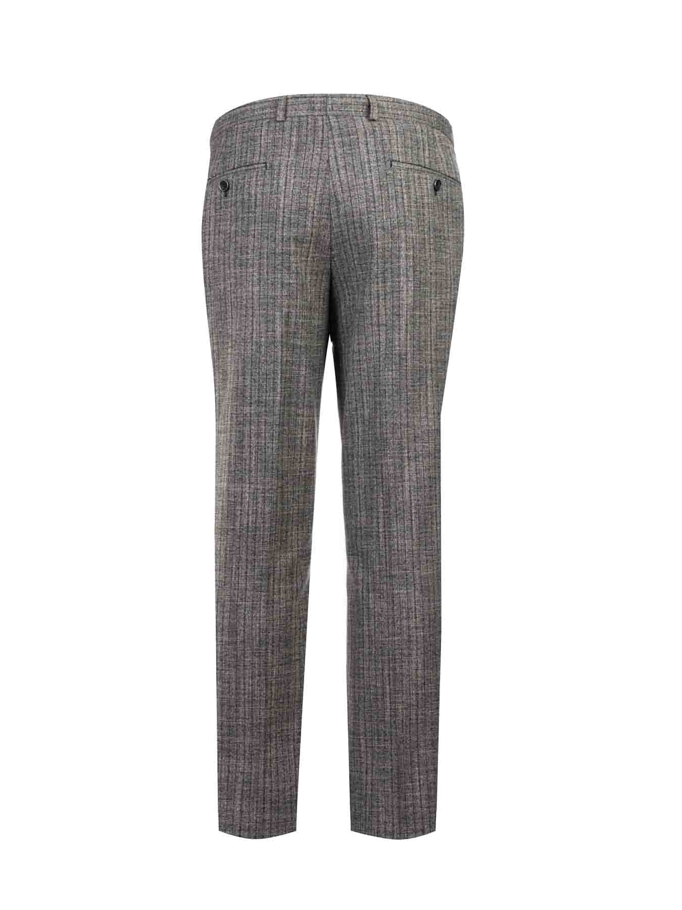 شلوار چهارخانه مشکی ال سی من 17