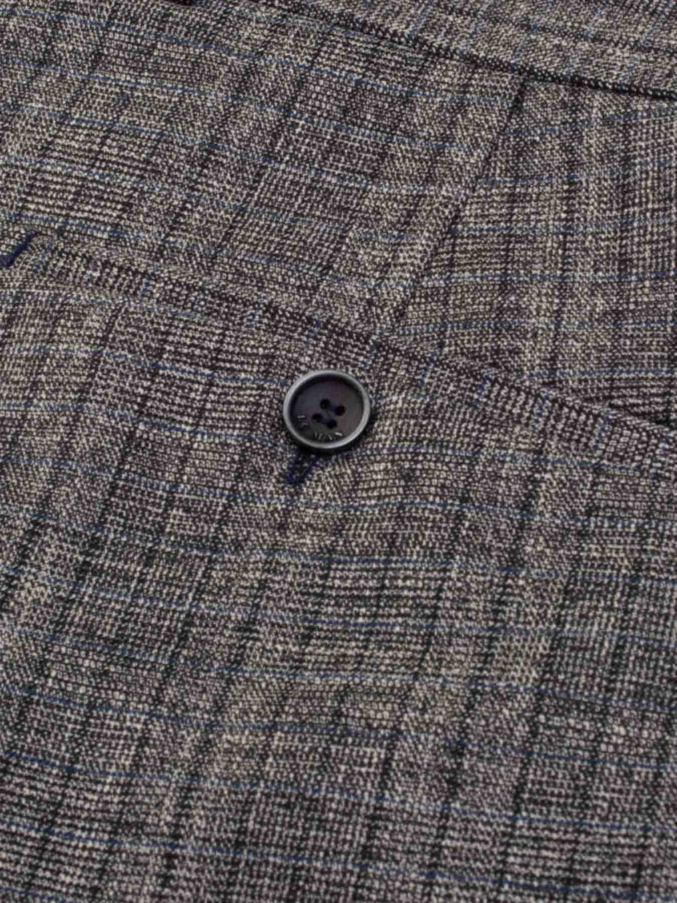 شلوار چهارخانه مشکی ال سی من 17