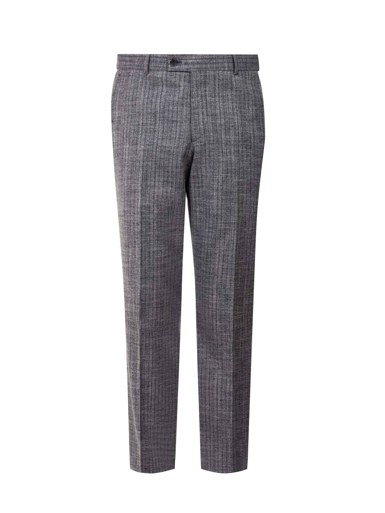 شلوار پارچه ای فاستونی چهارخانه ال سی من 17