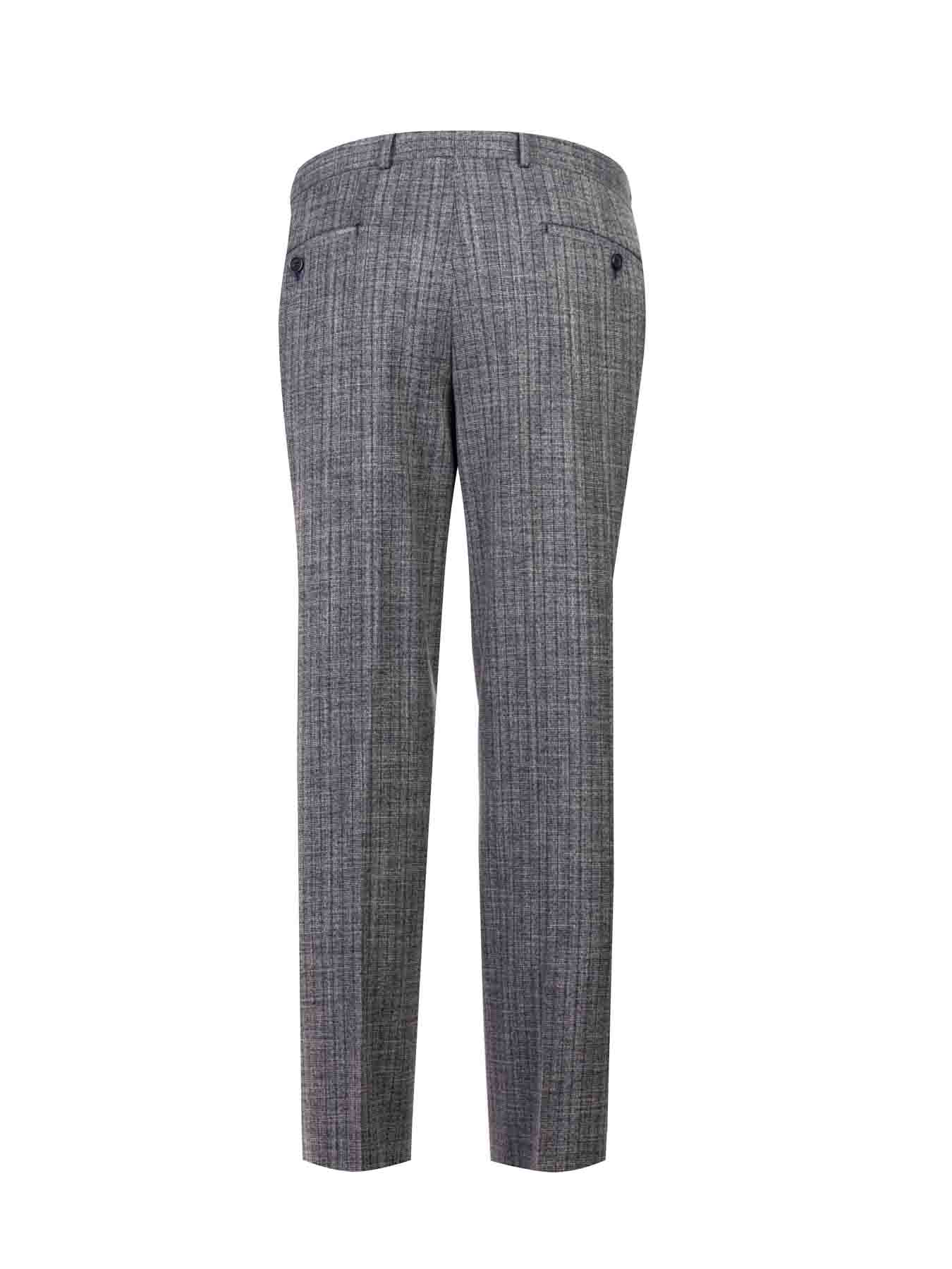 شلوار پارچه ای فاستونی چهارخانه ال سی من 17