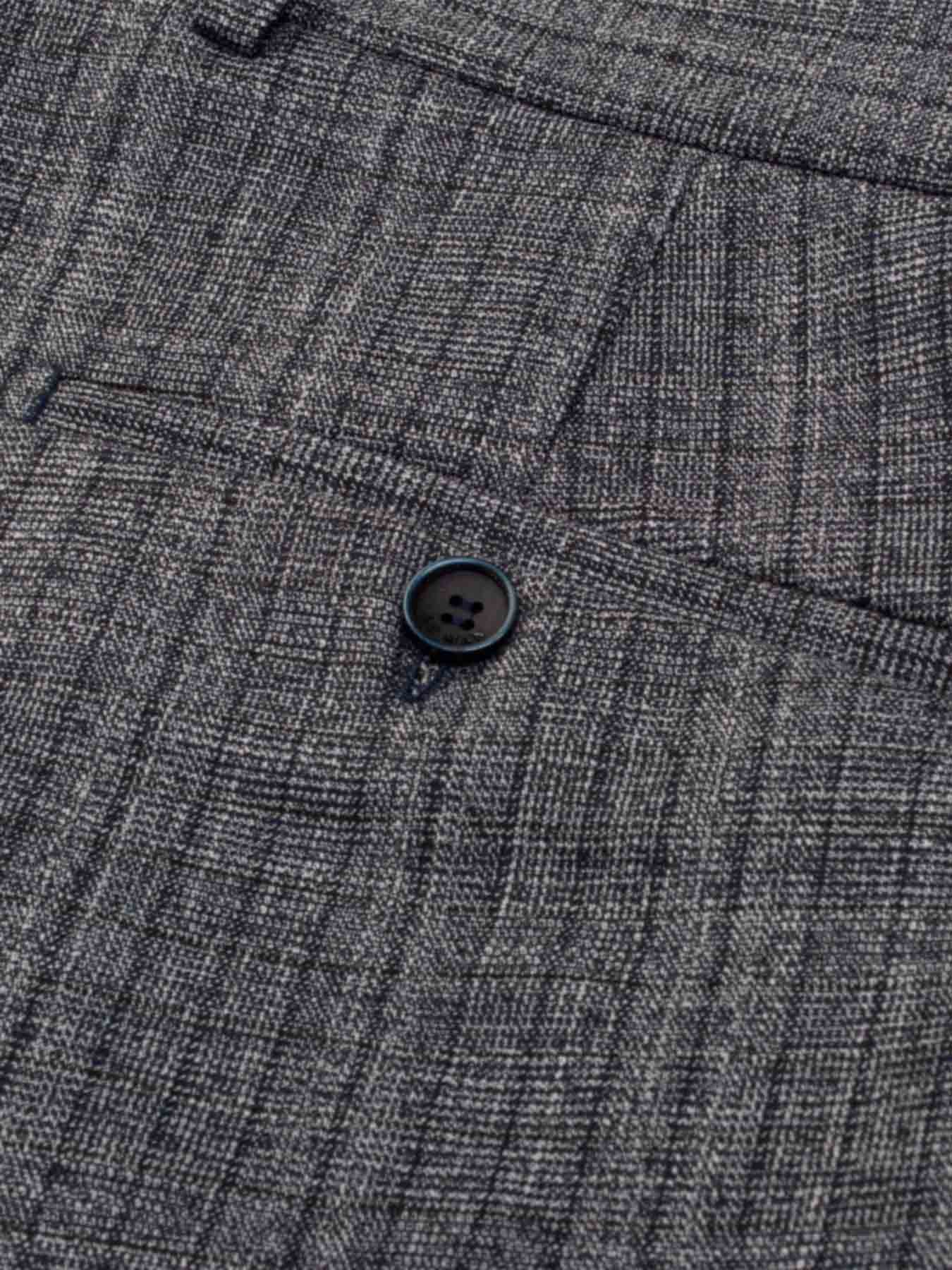 شلوار پارچه ای فاستونی چهارخانه ال سی من 17