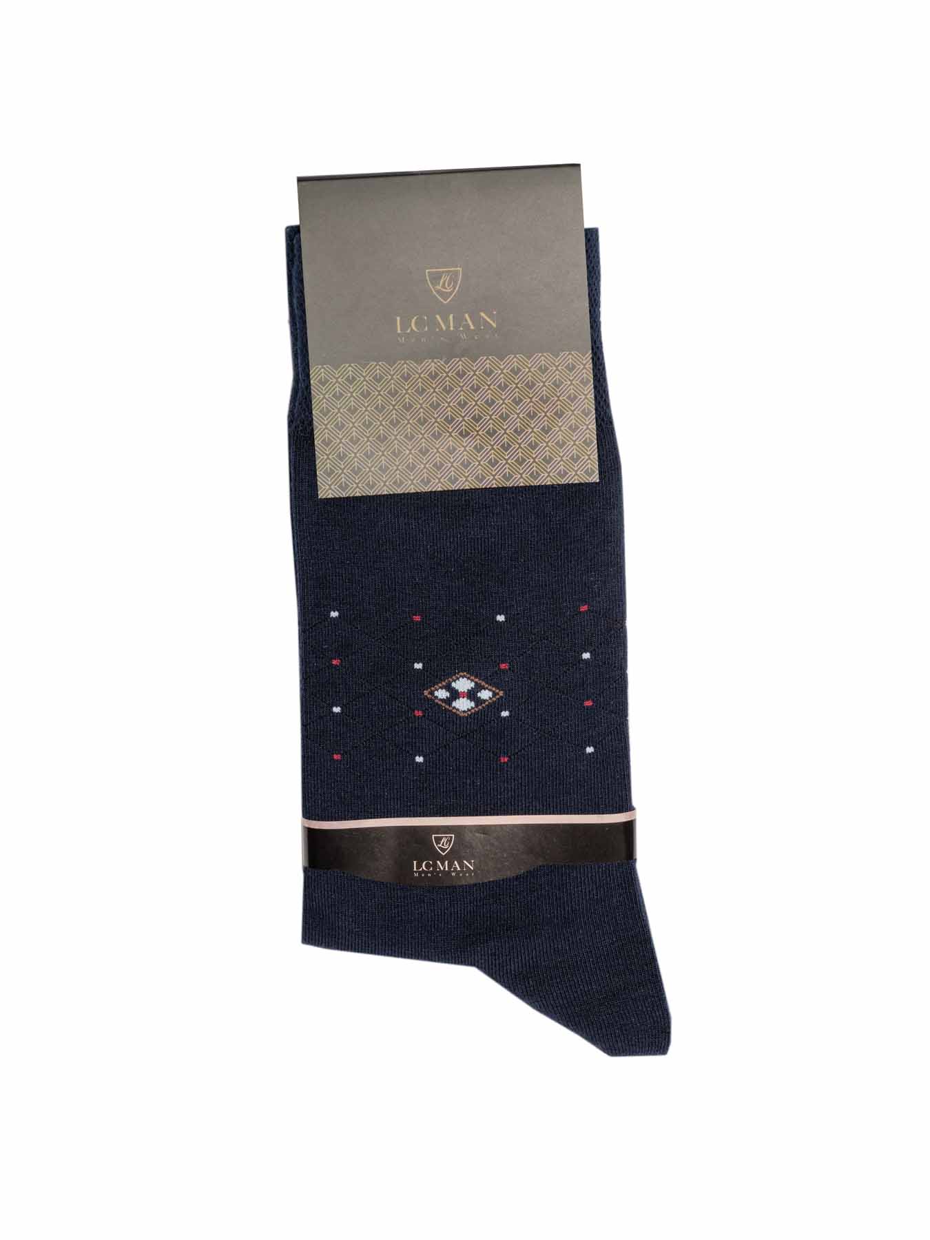 جوراب طرح لوزی ال سی من