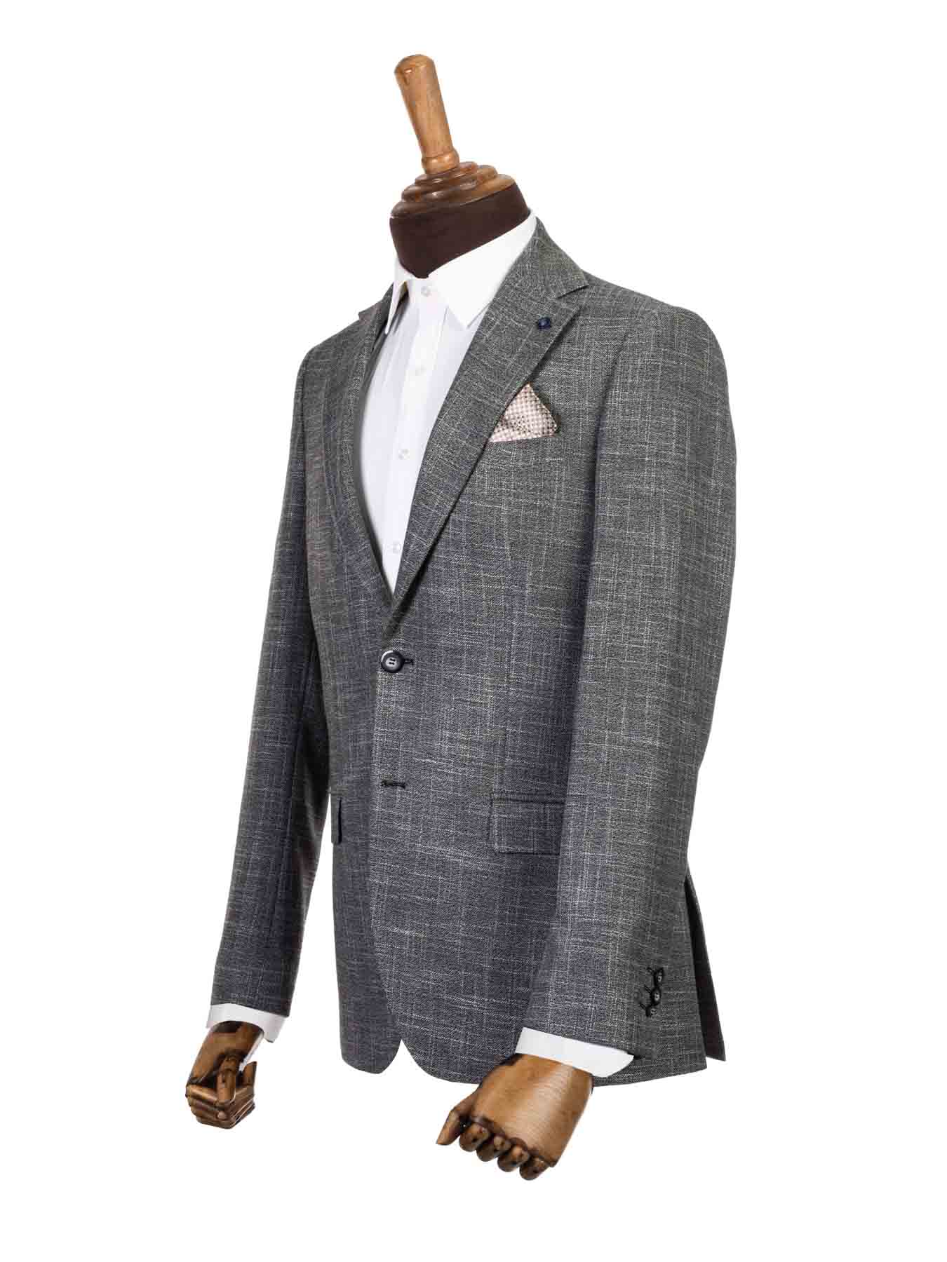 کت تک مردانه طوسی جودون ال سی من 167