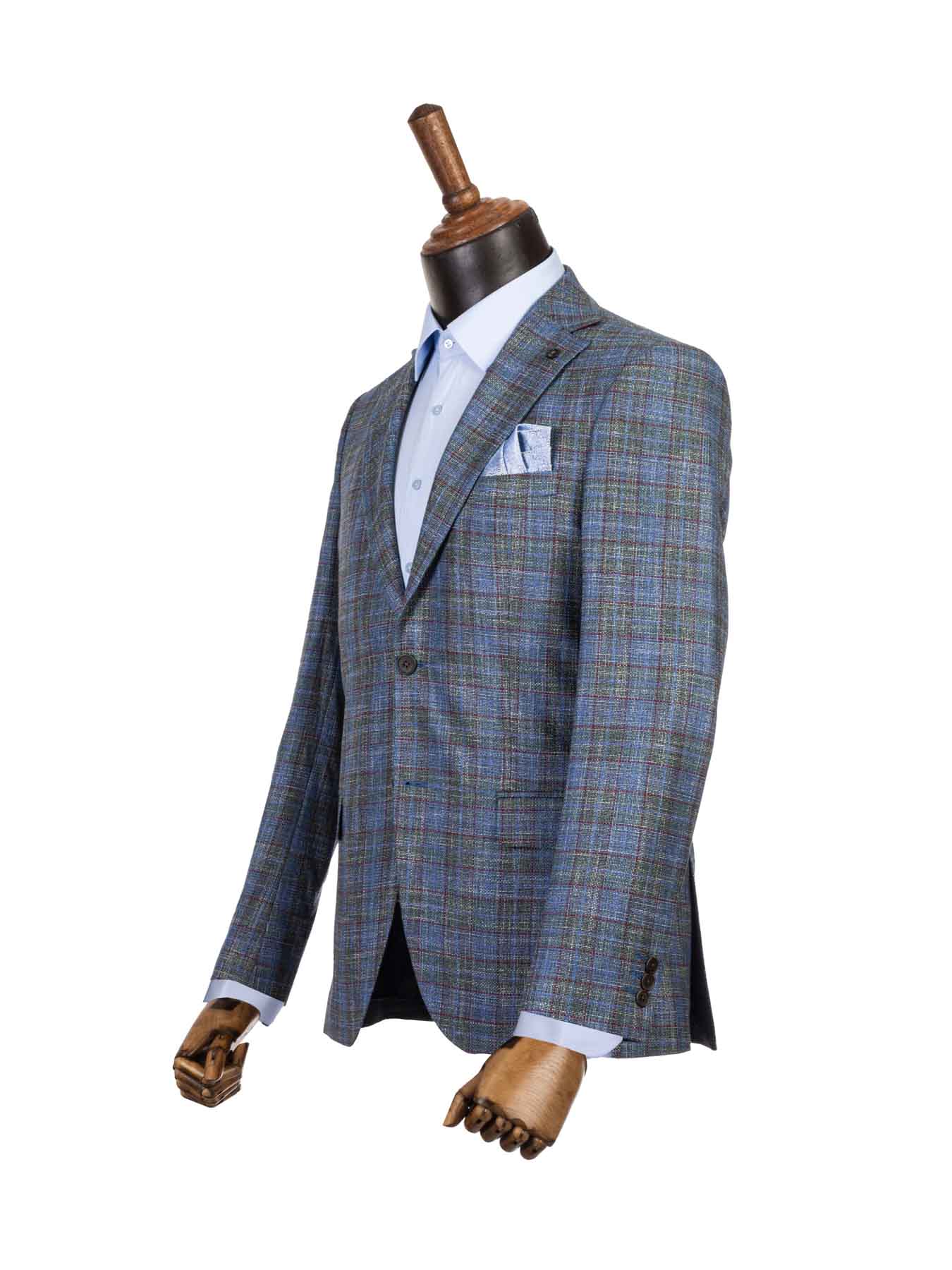 کت تک مردانه چهارخانه ال سی من 192