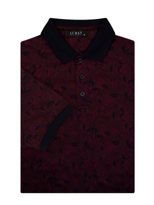 پولوشرت یقه دارسه دکمه گل ریز 6075