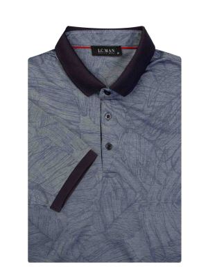 پولوشرت یقه دارسه دکمه طرح دار 6068