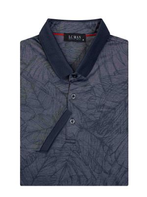 پولوشرت یقه دارسه دکمه طرح دار 6068