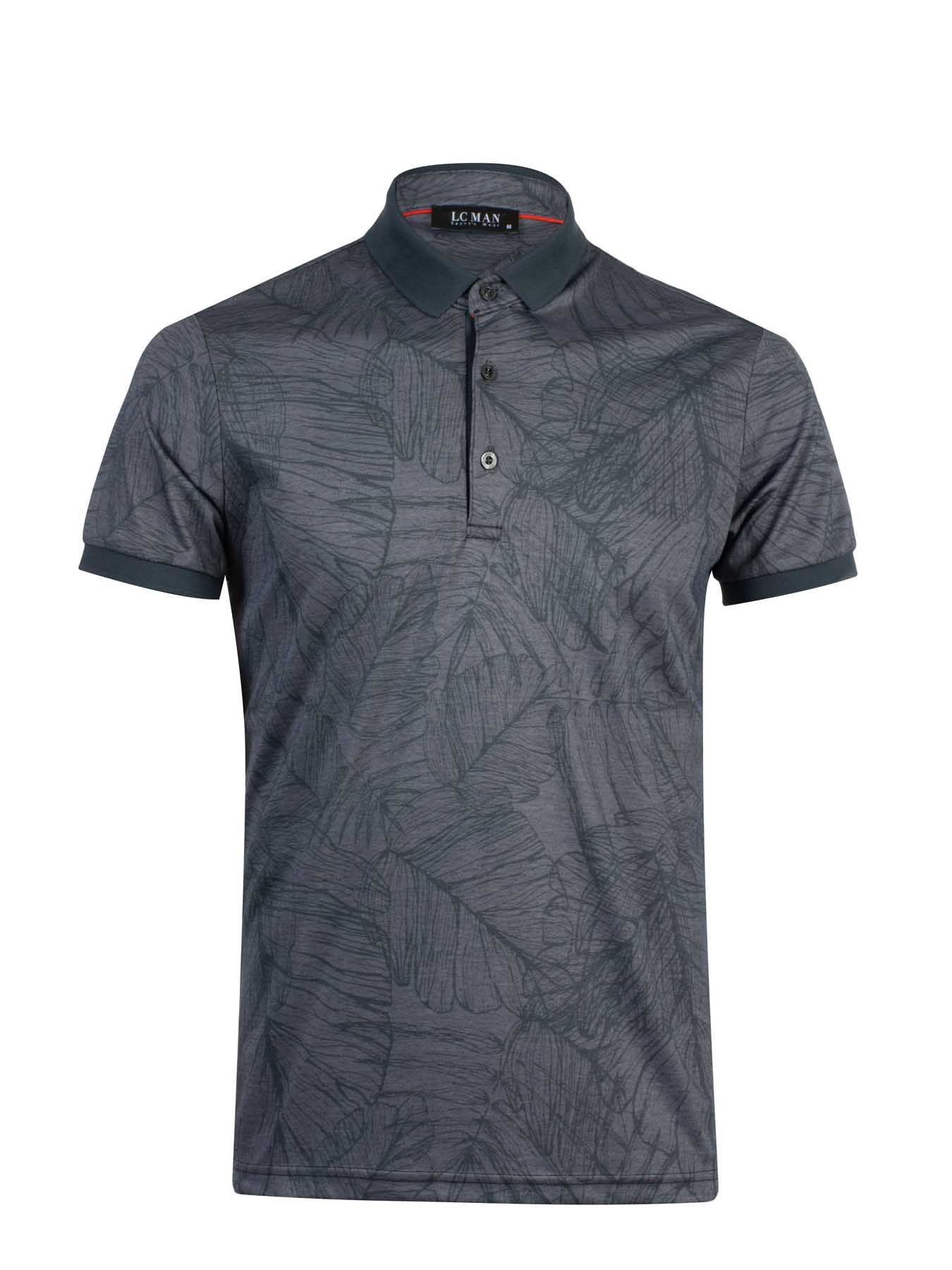 پولوشرت یقه دارسه دکمه طرح دار 6068