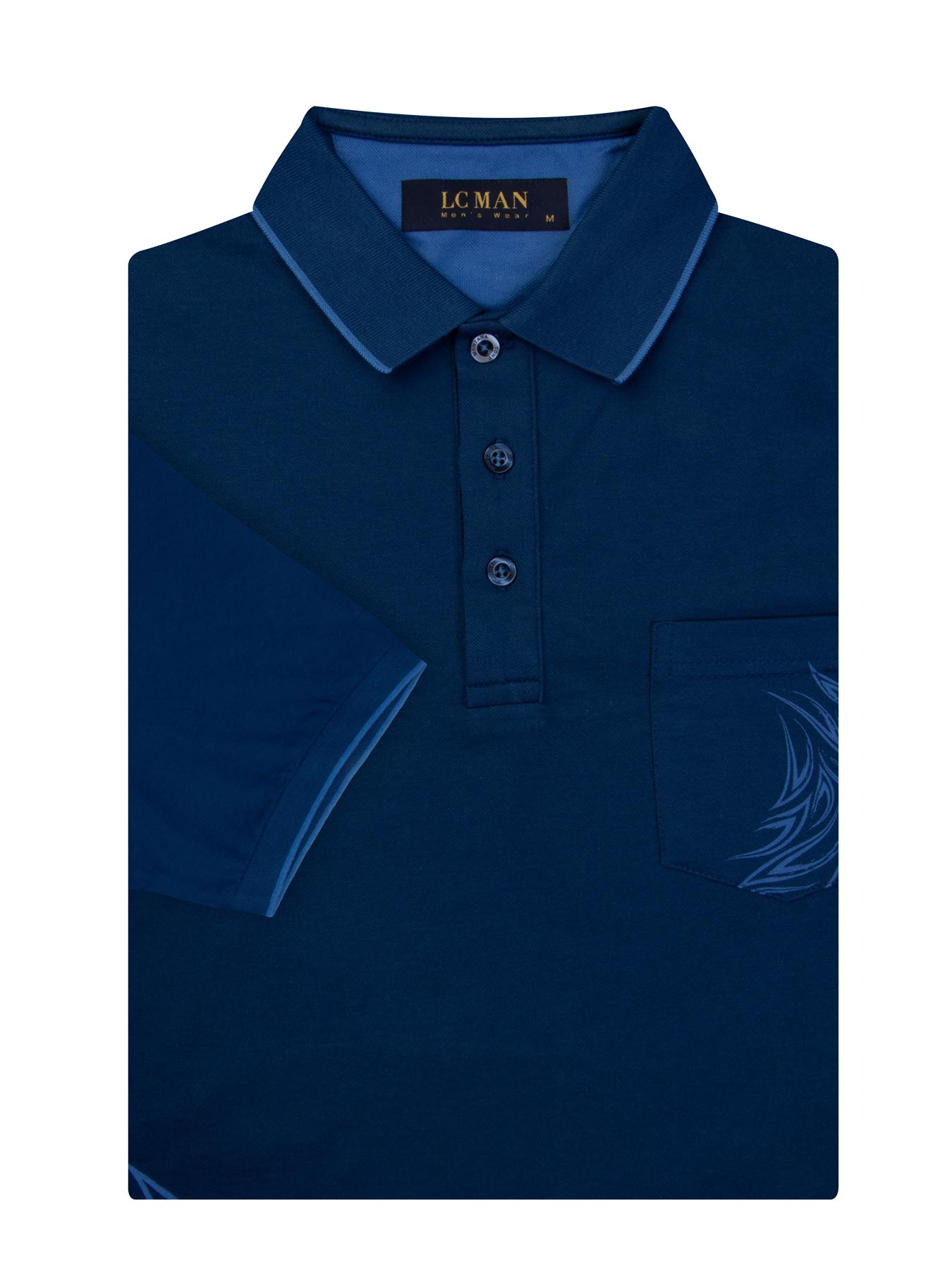 پولوشرت یقه دارسه دکمه جیب دار 3384