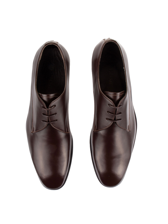 کفش چرم مردانه سه بند صافتی زیره میکرولایت